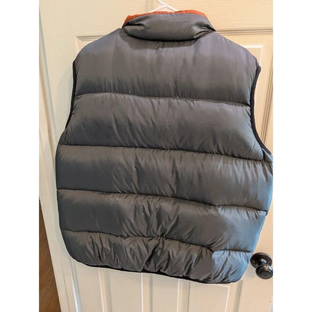 Reversible Down Filled Mock Neck Puffer Men's Vest